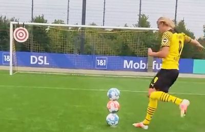 Videoclipul viral cu Erling Haaland este FAKE?! Italienii au găsit 3 detalii cu care demolează execuțiile incredibile