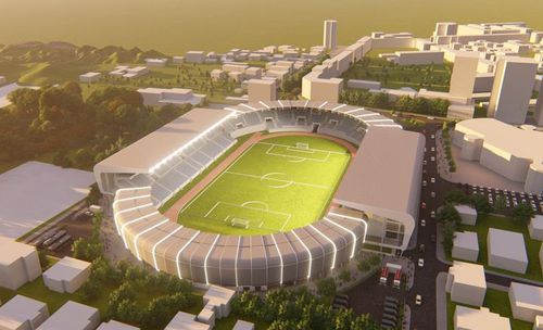 Finalizarea noului stadion din Sibiu, programată pentru martie 2022, va întârzia. Cel mai probabil, arena va fi gata în vara anului viitor.