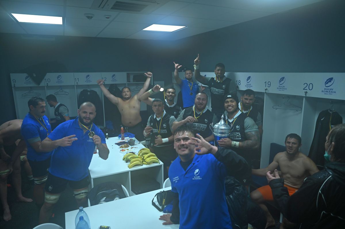 Baia Mare-i fruncea în rugby! Al treilea titlu la rând după victoria cu CSA Steaua + „Haka” în vestiar, după meci