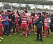 Dinamo a câștigat finala mică a SuperLigii de rugby! Scor întors în repriza a doua + Imagini spectaculoase cu bucuria „bulldogilor”