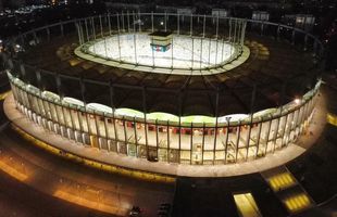 Pustiu! Imagini dezolante surprinse la Arena Națională, înainte de FCSB - UTA