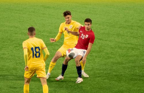 România U20, prestație lamentabilă în Norvegia, 0-5 FOTO: facebook.com/NationalaRomanieiOfficial