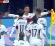Cristiano Ronaldo a marcat în Bosnia și a celebrat alături de coechipieri / Captură ESPN
