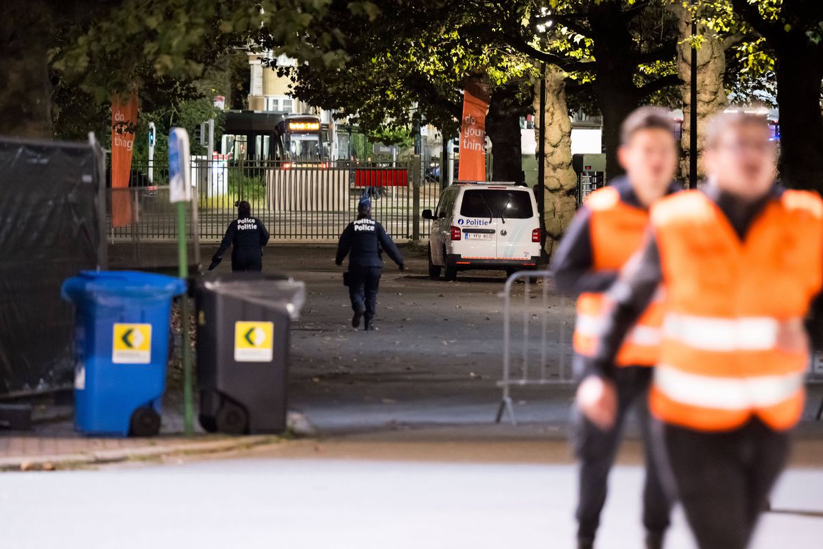 FOTO Belgia - Suedia, întrerupt după un atac terorist în Bruxelles