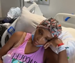 Serena Williams, imagini de pe patul de spital