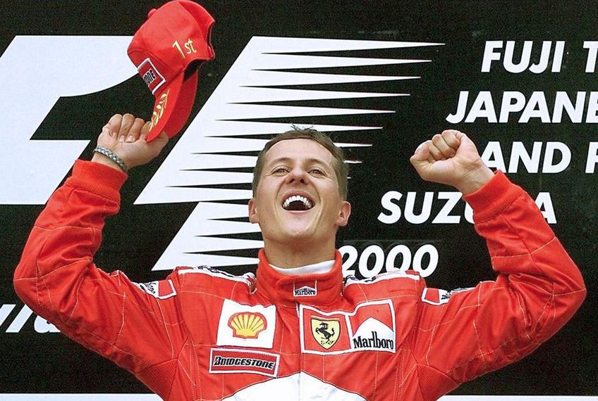 Michael Schumacher, după MP al Japoniei din 2000/ foto: Instagram @Michael Schumacher