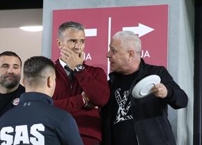 Ce i-a spus Șumudică lui Pancu în pauza meciului cu Elveția, când a ieșit cu farfuria în mână