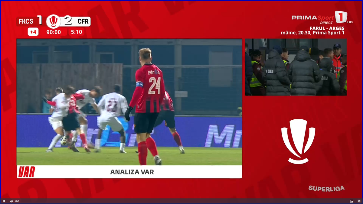 George Găman, greșeală mare de arbitraj în Cskiszereda - CFR Cluj