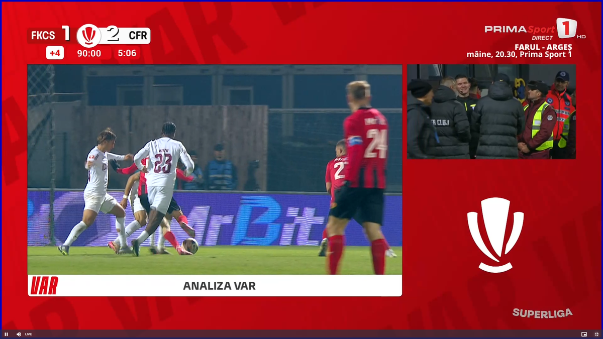 George Găman, greșeală mare de arbitraj în Cskiszereda - CFR Cluj