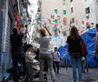 Proteste la muralul lui Maradona, în Napoli // Foto: Imago
