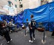 Proteste la muralul lui Maradona, în Napoli // Foto: Imago