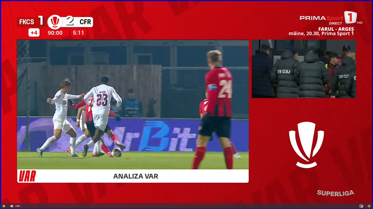 George Găman, greșeală mare de arbitraj în Cskiszereda - CFR Cluj