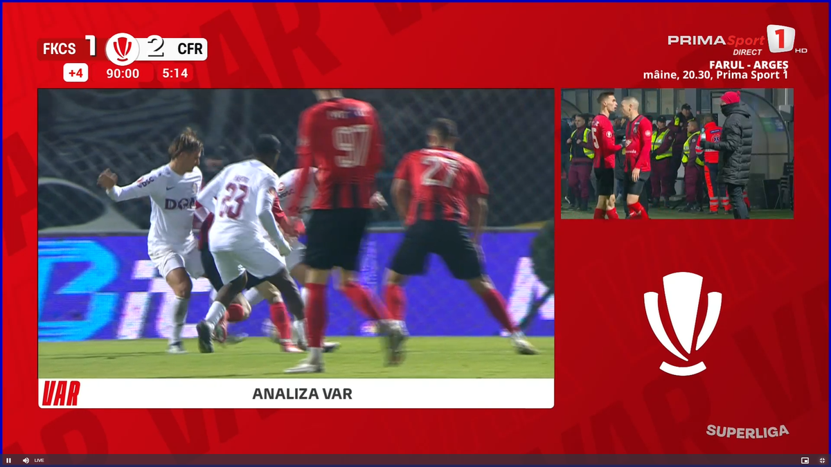 George Găman, greșeală mare de arbitraj în Cskiszereda - CFR Cluj