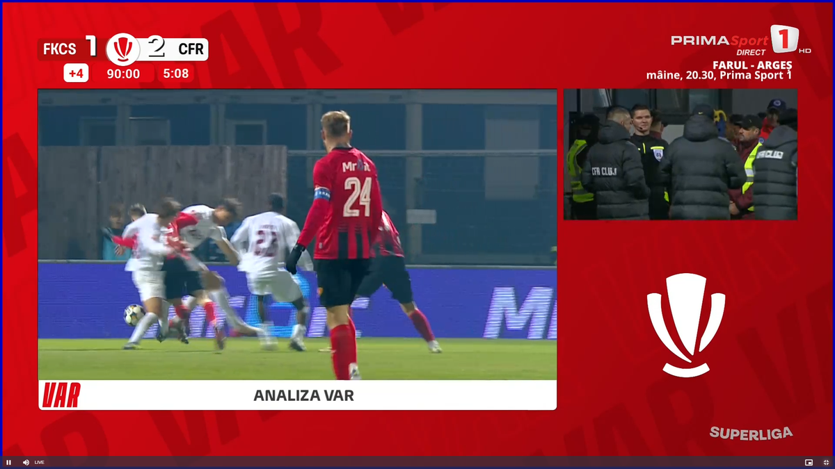 George Găman, greșeală mare de arbitraj în Cskiszereda - CFR Cluj