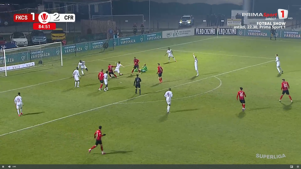 Scandal imens de arbitraj în Csikszereda - CFR Cluj » Ce a fluierat Găman, fault sau henț?