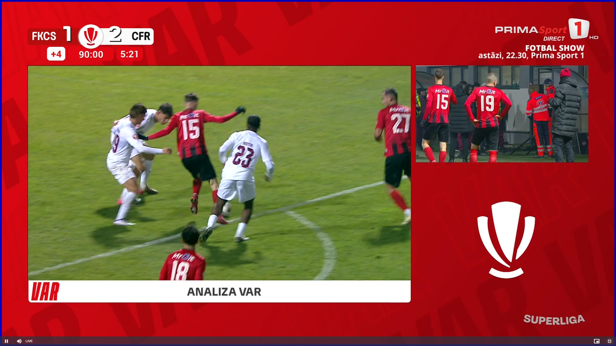 George Găman, greșeală mare de arbitraj în Cskiszereda - CFR Cluj