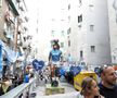 Proteste la muralul lui Maradona, în Napoli // Foto: Imago