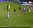Golul lui Eppel din Csikszereda - CFR Cluj. FOTO: captură Prima Sport 1