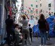 Proteste la muralul lui Maradona, în Napoli // Foto: Imago