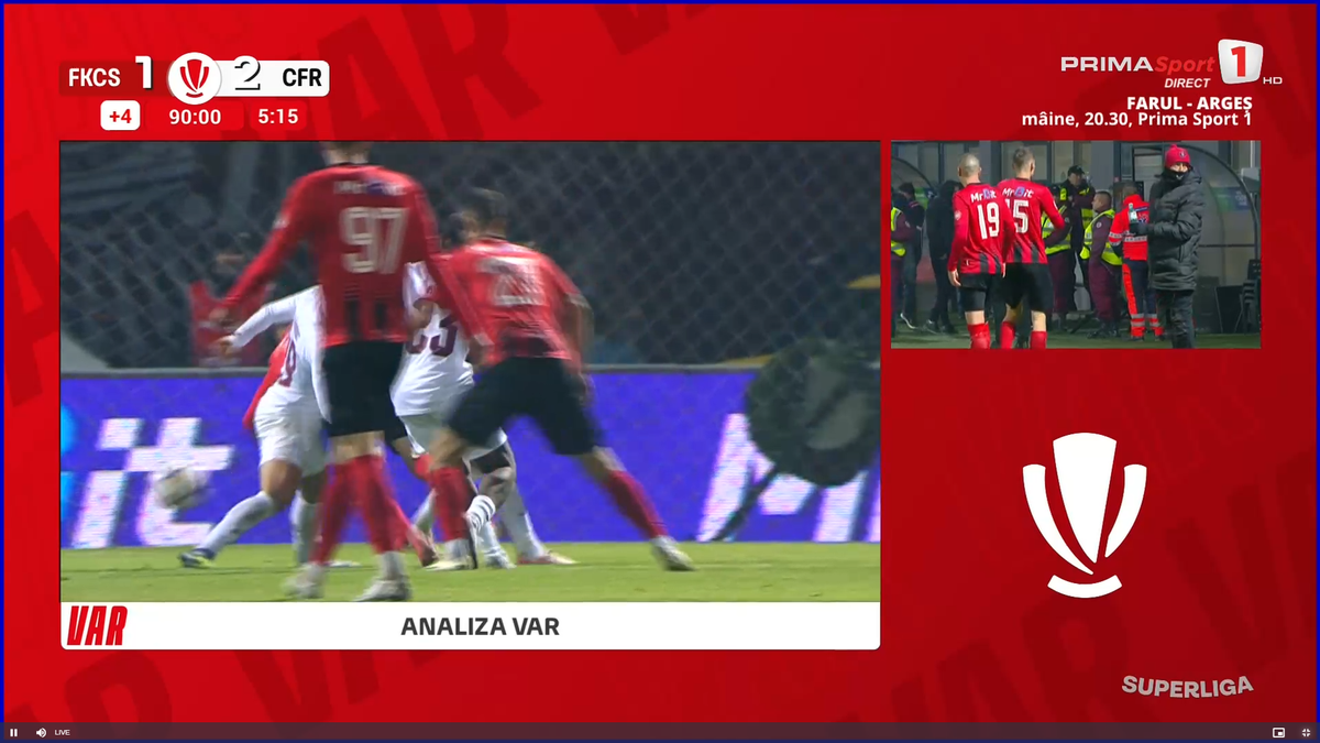 George Găman, greșeală mare de arbitraj în Cskiszereda - CFR Cluj