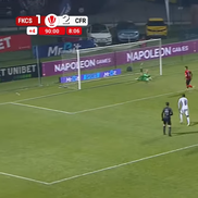 „Panenka” lui Lorand Paszka din Csikszereda - CFR Cluj. FOTO: captură Prima Sport