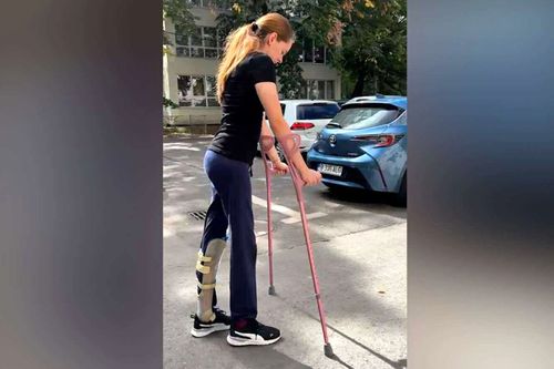 Primii pași după 11 luni pentru Anda Arghir