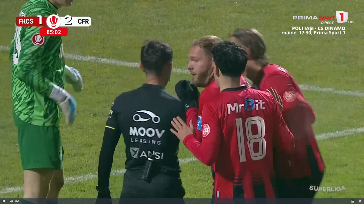 George Găman, greșeală mare de arbitraj în Cskiszereda - CFR Cluj