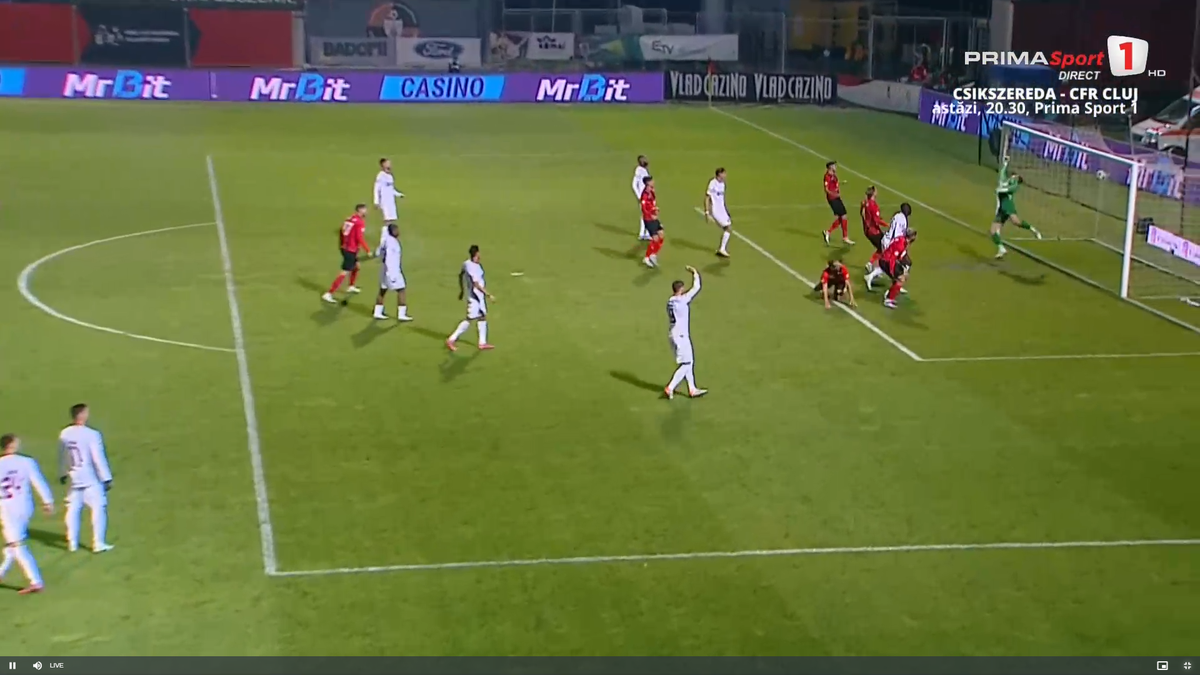Golul lui Eppel din Csikszereda - CFR Cluj