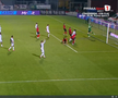 Golul lui Eppel din Csikszereda - CFR Cluj. FOTO: captură Prima Sport 1