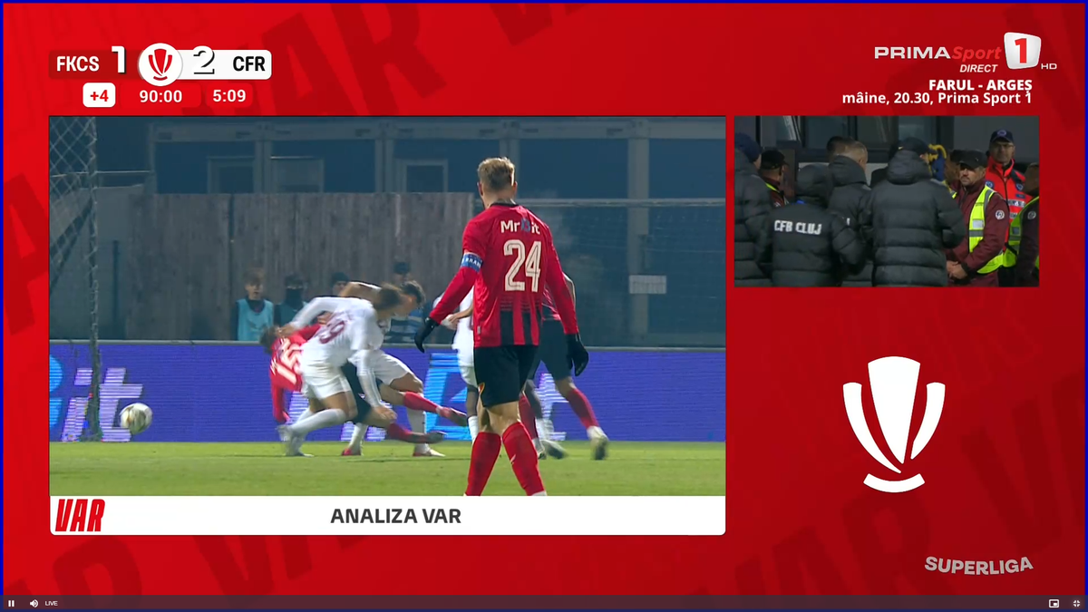 George Găman, greșeală mare de arbitraj în Cskiszereda - CFR Cluj