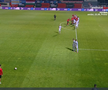 Golul lui Eppel din Csikszereda - CFR Cluj. FOTO: captură Prima Sport 1