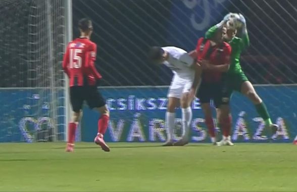 Scandal imens de arbitraj în Csikszereda - CFR Cluj » Ce a fluierat Găman, fault sau henț?