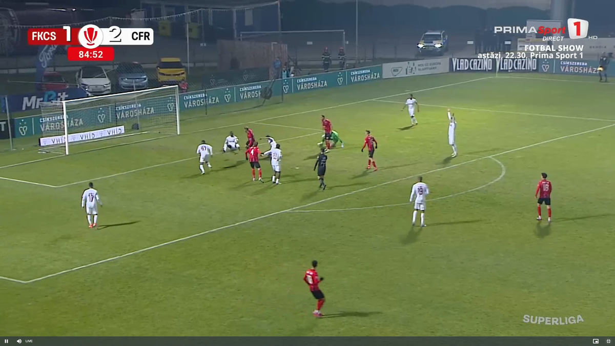 Scandal imens de arbitraj în Csikszereda - CFR Cluj » Ce a fluierat Găman, fault sau henț?