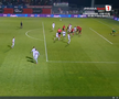 Golul lui Eppel din Csikszereda - CFR Cluj. FOTO: captură Prima Sport 1