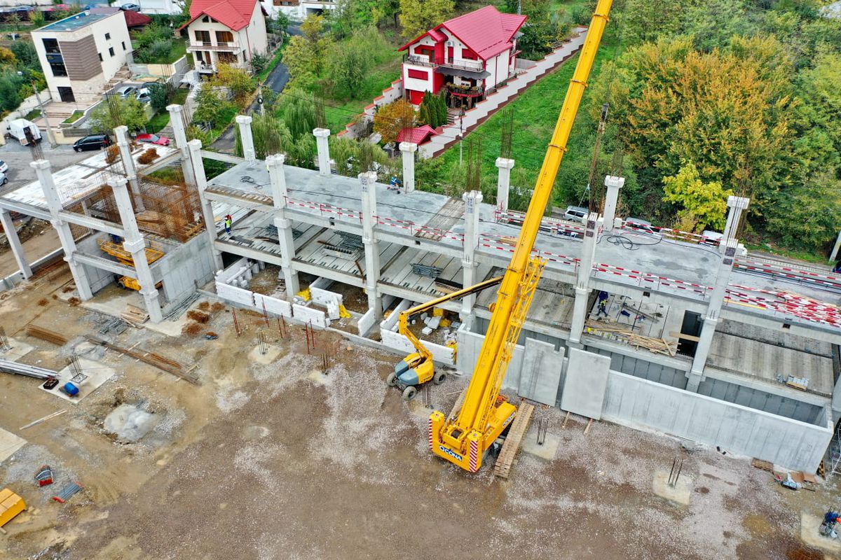 Sala Polivalentă Pitești construcție