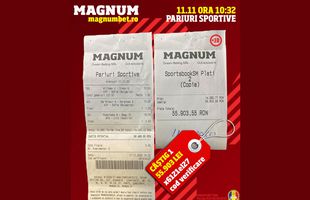 Un parior din MANGALIA a câștigat la MAGNUM BET aproximativ 200.000 de EURO, mai exact 881.532 de lei!