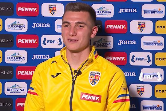 Mihai Popa, România // foto: captură FRF TV