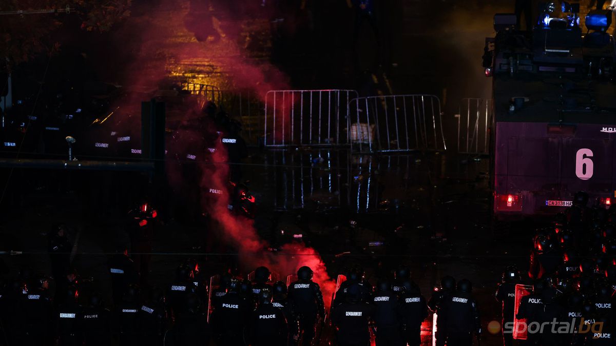 Haos pe străzile din Sofia în timpul meciului Bulgaria - Ungaria