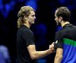 Alexander Zverev și Daniil Medvedev Foto Guliver/GettyImages