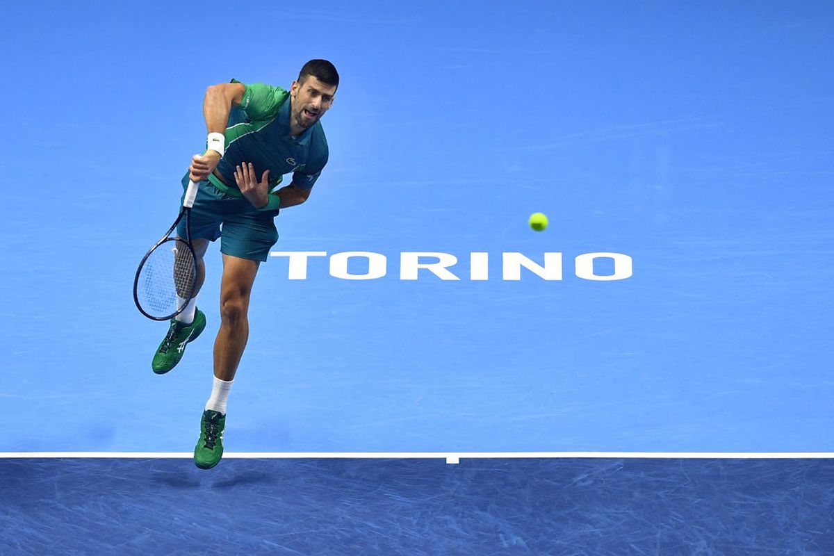 Novak Djokovic, testat serios de Hubert Hurkacz la Turneul Campionilor