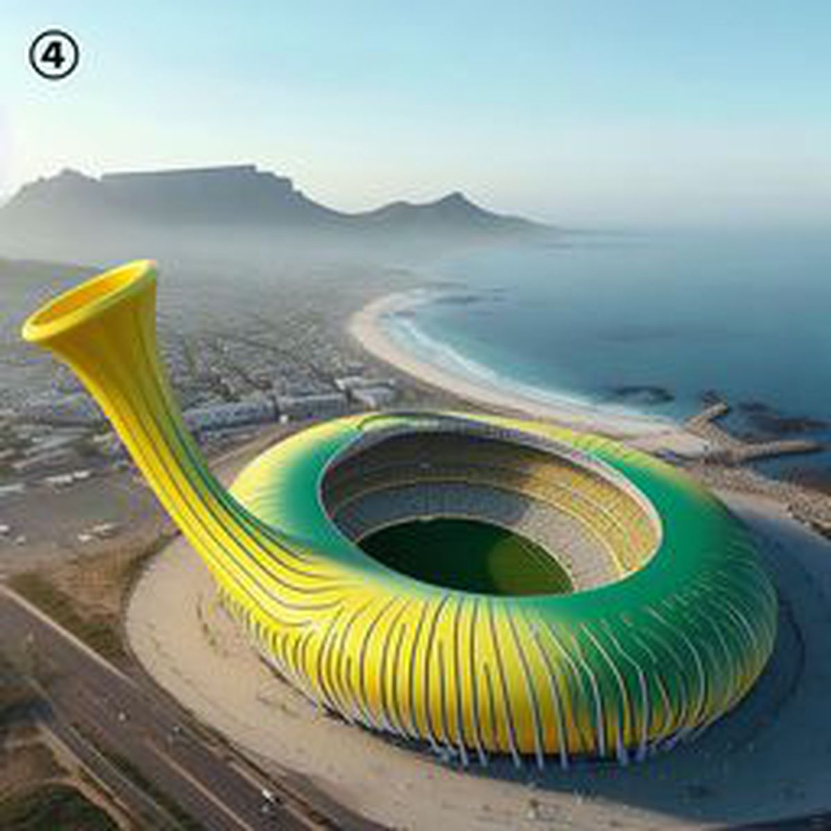 Cele mai tari stadioane, create de Inteligența Artificială