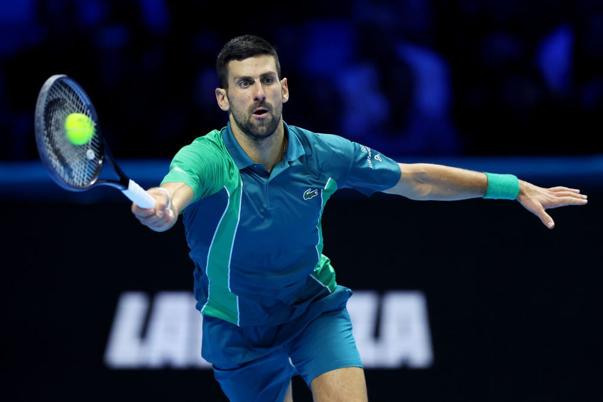 Novak Djokovic, testat serios de Hubert Hurkacz la Turneul Campionilor