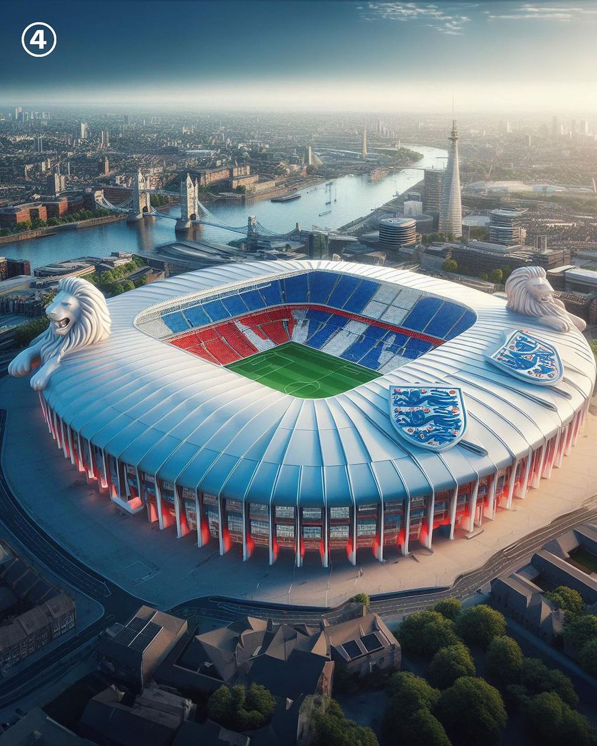 Cele mai tari stadioane, create de Inteligența Artificială