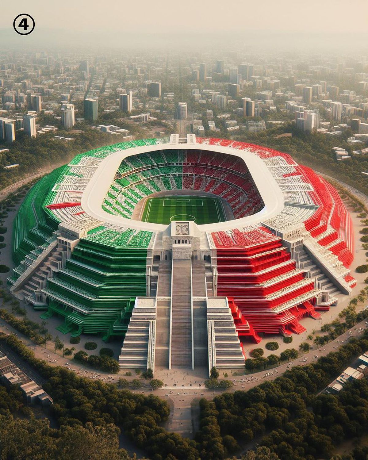 Cele mai tari stadioane, create de Inteligența Artificială