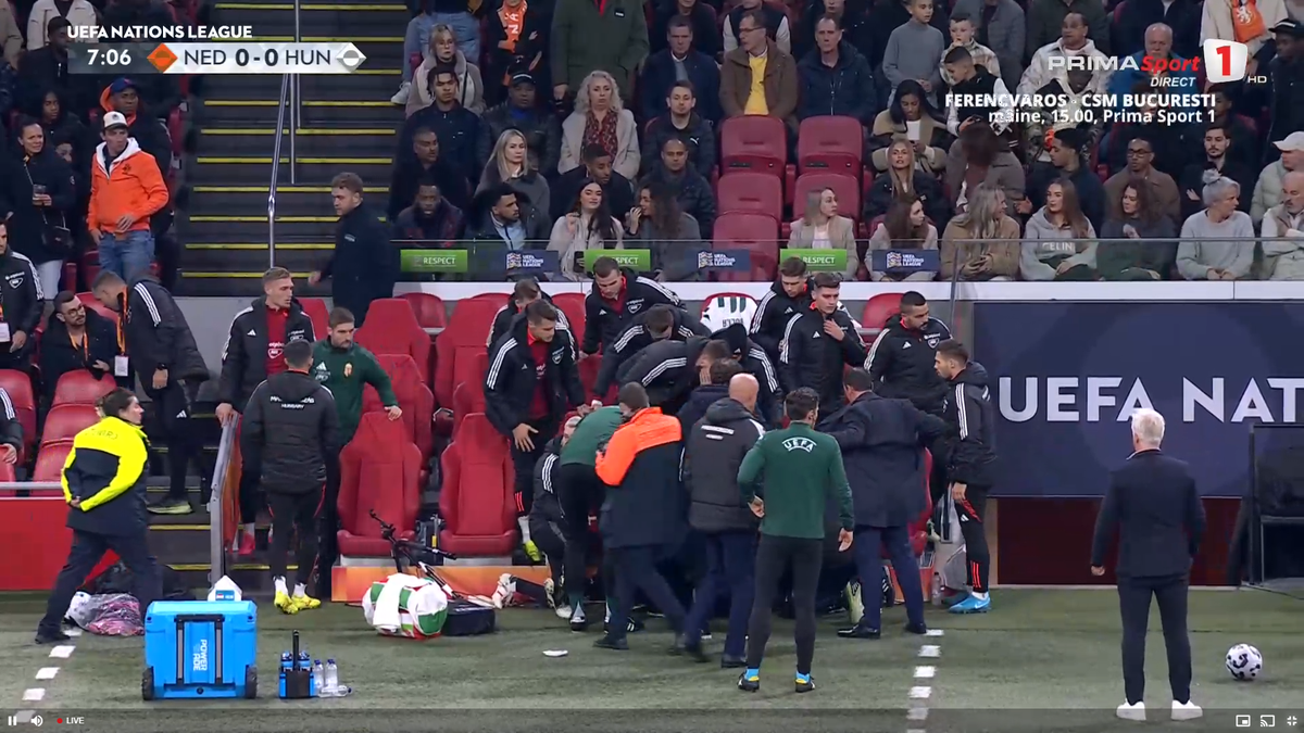 Imagini dramatice în Olanda - Ungaria