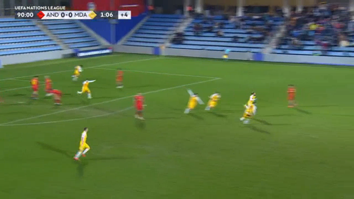 Ce gol a reușit jucătorul din Superliga în meciul din Liga Națiunilor! Cursa fabuloasă a promovat Republica Moldova