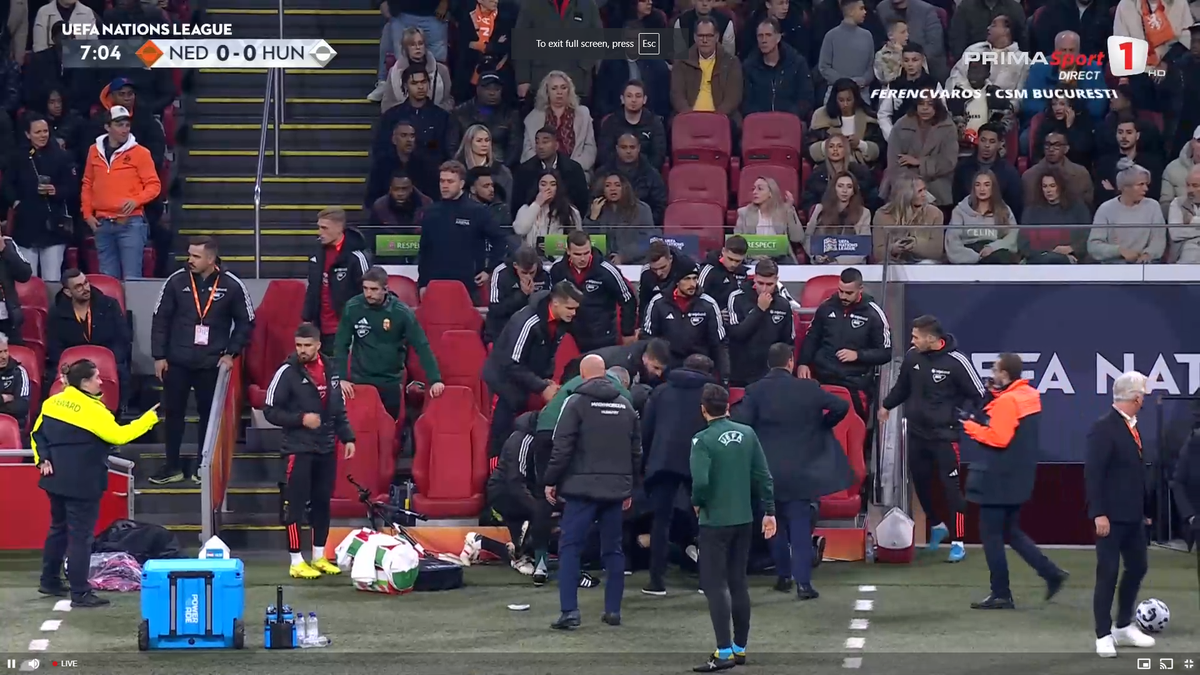 Imagini dramatice în Olanda - Ungaria