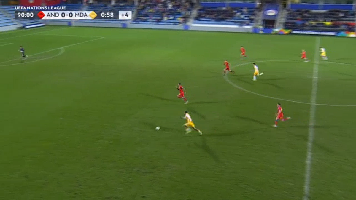 Ce gol a reușit jucătorul din Superliga în meciul din Liga Națiunilor! Cursa fabuloasă a promovat Republica Moldova