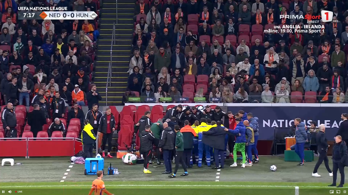 Imagini dramatice în Olanda - Ungaria