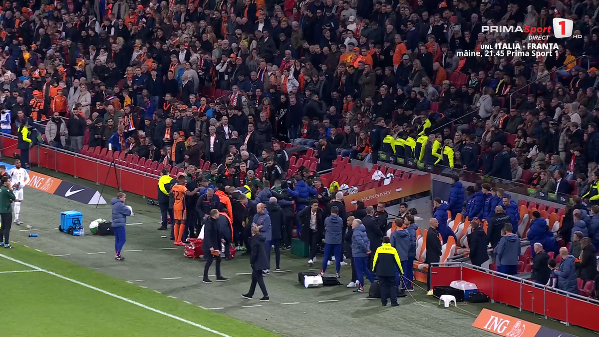 Imagini dramatice în Olanda - Ungaria